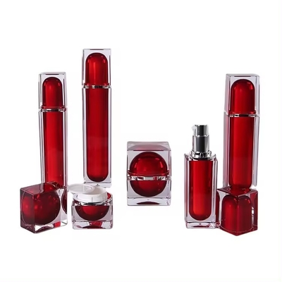 30G 50G Luxury Square Skin Care Container Acrylic Cosmetic Cream Bottiglia/Vaso
