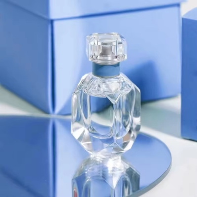 30ml vuoto trasparente quadrato profumo bottiglie di vetro di lusso Logo personalizzabile