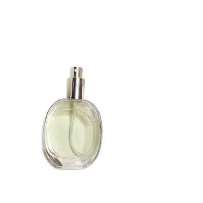 Bottiglia di vetro per profumi Bottiglia rotonda trasparente bottiglia portatile spray
