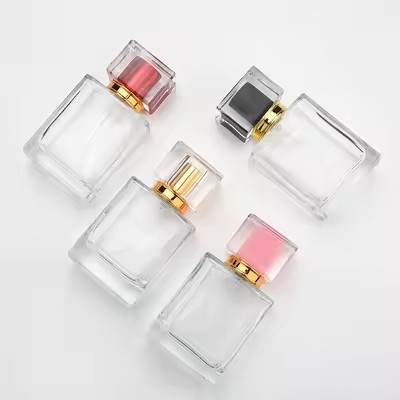 Bottiglie di vetro imballaggio per profumi Mini personalizzati 50 ml 30 ml bottiglie di profumi vuote