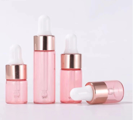 Fornitura di fabbrica 1ml 2ml 3ml 5ml gocciolante bottiglia di vetro per la miscelazione di oli essenziali