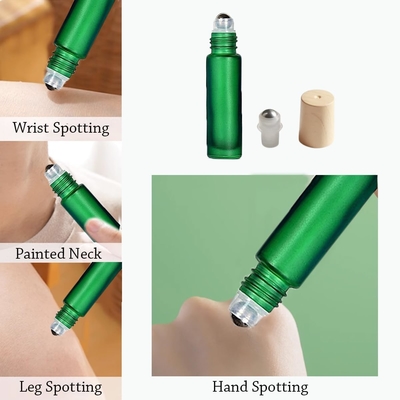 Bottiglie di olio essenziale vuoto con sfere in acciaio inossidabile