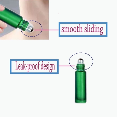 Bottiglie di olio essenziale vuoto con sfere in acciaio inossidabile