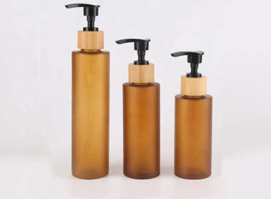 barattoli cosmetici di 200ml 24mm Amber Glass Essential Oil Bottles 24/410 di 3.4oz