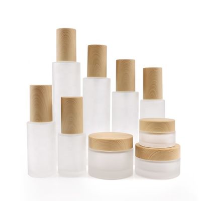 i barattoli cosmetici di vetro in serie delle bottiglie della pompa 40/410 della lozione 80ml osservano la crema 40mm