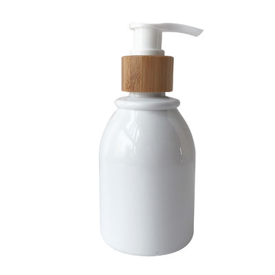 il cosmetico di plastica di 200ml 8oz da bottiglia i barattoli di vetro 20/410 di chiusura di bambù 20mm