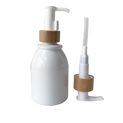 il cosmetico di plastica di 200ml 8oz da bottiglia i barattoli di vetro 20/410 di chiusura di bambù 20mm