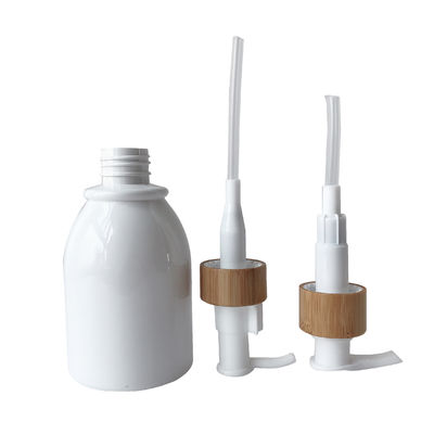 il cosmetico di plastica di 200ml 8oz da bottiglia i barattoli di vetro 20/410 di chiusura di bambù 20mm