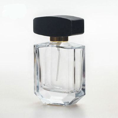 il profumo di vetro vuoto 30ml imbottiglia 28MM 28/400 dei cappucci di legno quadrati