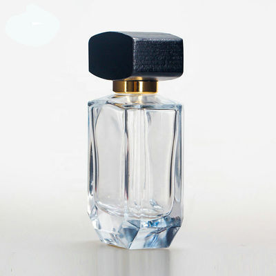 il profumo di vetro vuoto 30ml imbottiglia 28MM 28/400 dei cappucci di legno quadrati