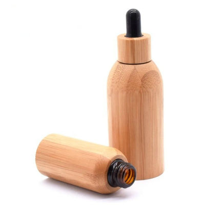 L'olio essenziale del contagoccia di vetro di bambù imbottiglia 22/400 di giro di 10ml 22mm Boston