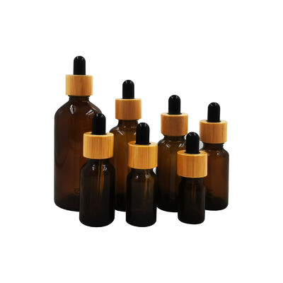 Bottiglie di olio essenziale di vetro vuote del contagoccia 18/410 di protezione UV 18mm 60ml 2oz
