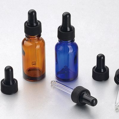Bottiglie di olio essenziale di vetro vuote del contagoccia 18/410 di protezione UV 18mm 60ml 2oz
