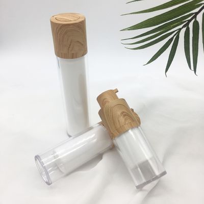 lo sciampo riutilizzabile decorativo 30ml imbottiglia la bottiglia senz'aria della pompa di 24mm 4 Oz