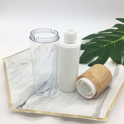 lo sciampo riutilizzabile decorativo 30ml imbottiglia la bottiglia senz'aria della pompa di 24mm 4 Oz