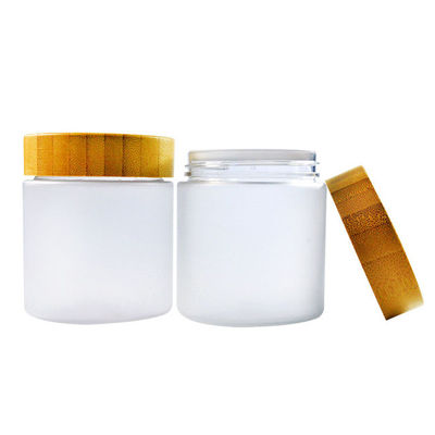SGS vuoto di vetro bianco dei barattoli 120g 80ml dei contenitori della crema di fronte
