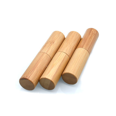 il contenitore di legno crudo della metropolitana del rossetto del balsamo di labbro 3.5g di 21mm ammassa 8cm