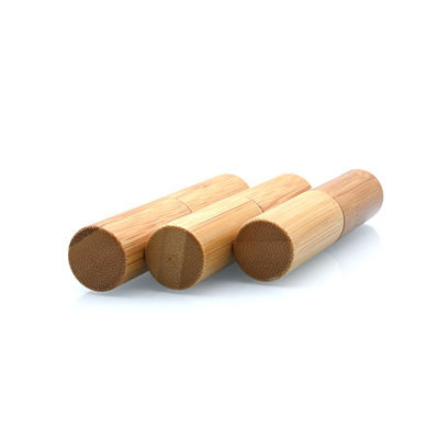 il contenitore di legno crudo della metropolitana del rossetto del balsamo di labbro 3.5g di 21mm ammassa 8cm