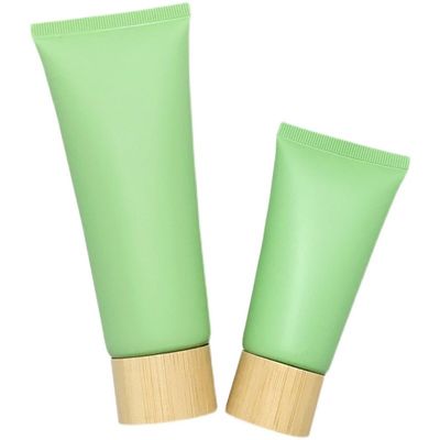 tubi di alluminio molli cosmetici ISO2000 della crema per le mani di Matte Green 100ml della metropolitana 100g