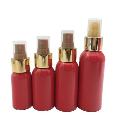 Bottiglie di alluminio rosse 3.4oz 100ml 24mm 24/410 rosso dello spruzzo della pompa di pressione