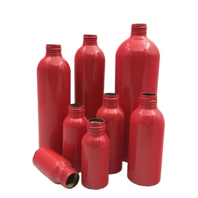 Bottiglie di alluminio rosse 3.4oz 100ml 24mm 24/410 rosso dello spruzzo della pompa di pressione