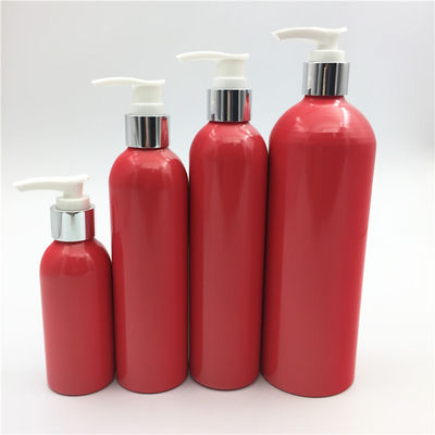 Bottiglie di alluminio rosse 3.4oz 100ml 24mm 24/410 rosso dello spruzzo della pompa di pressione