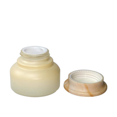 il cosmetico vuoto 50g imbottiglia i contenitori della crema di fronte dello SGS che incidono l'OEM