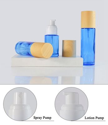 l'olio essenziale blu 110ml imbottiglia i barattoli di vetro cosmetici 37/415 di 37mm con i coperchi