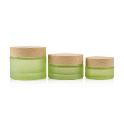 il cosmetico di vetro 18mm bianco 50g imbottiglia i barattoli della crema di fronte 20ml 18/400