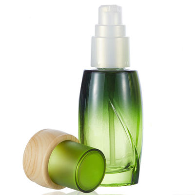 l'olio essenziale di verde di 120ml 50g imbottiglia i contenitori di vetro della lozione per i cosmetici 24/400