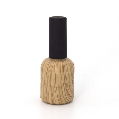 ODM di bambù 10ml 0.5oz della bottiglia del gel della bottiglia di vetro nera dello smalto
