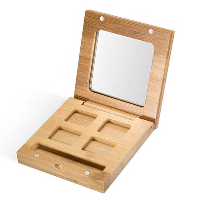 ODM riciclabile BPA del bambù delle scatole di ombretto di scintillio 10ml libero