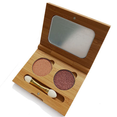 cassa di bambù della scatola 5.5cm di bellezza dell'occhio di trucco delle scatole di ombretto di 60g 14mm