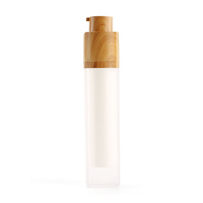 SGS di plastica 30mm trasparenti della bottiglia 100ml 3.4oz dell'erogatore della pompa del quadrato 30/400