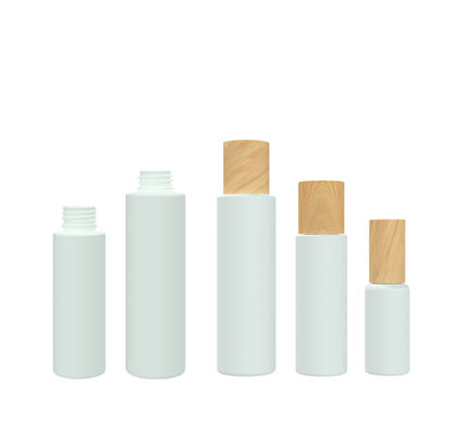24/415 di cosmetico di plastica bianco di 140ml 55g imbottiglia il contenitore con i coperchi