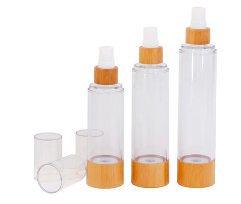 il cosmetico biodegradabile di 80ml 4oz stona l'imballaggio cosmetico delle bottiglie senz'aria di 42mm