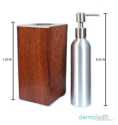 Le 24 410 8,5 once fluide riutilizzabile di alluminio cosmetico imbottigliano 300ml 24mm
