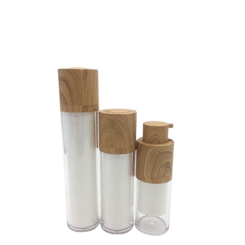 lo sciampo riutilizzabile decorativo 30ml imbottiglia la bottiglia senz'aria della pompa di 24mm 4 Oz