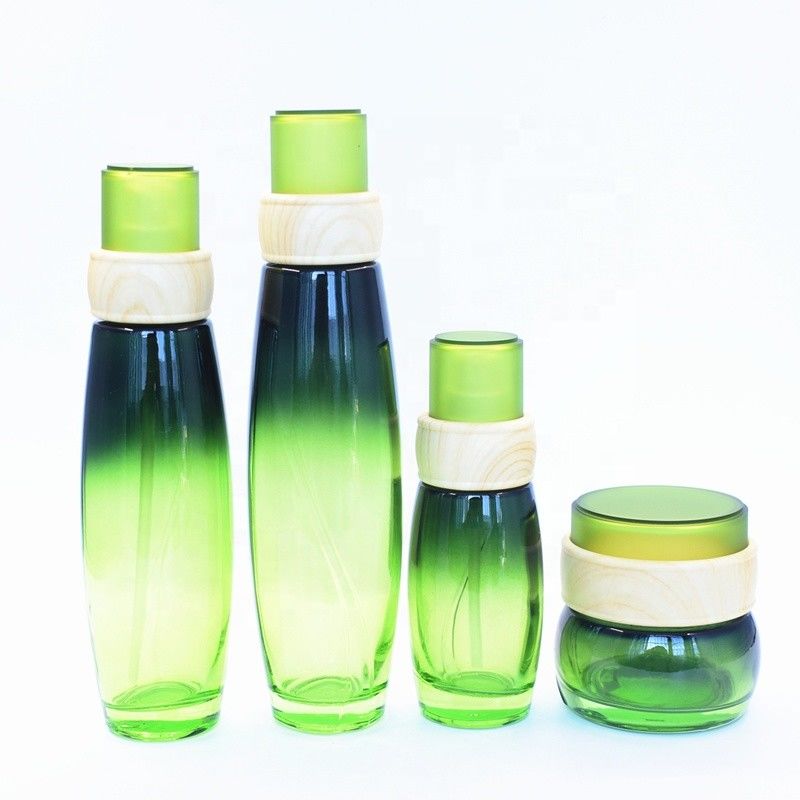 l'olio essenziale di verde di 120ml 50g imbottiglia i contenitori di vetro della lozione per i cosmetici 24/400
